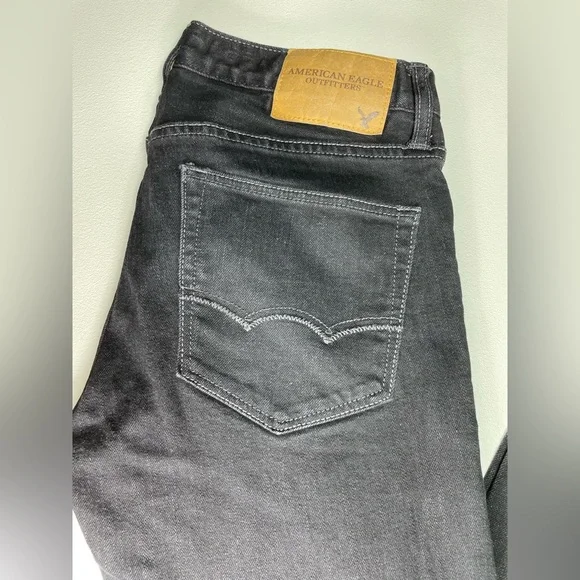 American Eagle Men’s Black Skinny Jeans | 28x32 - Picture 2 of 11